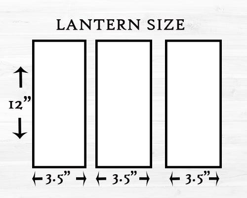 Lantern set of 3, 12"-LANTERN-GFT Woodcraft