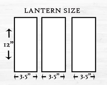 Lantern set of 3, 12"-LANTERN-GFT Woodcraft