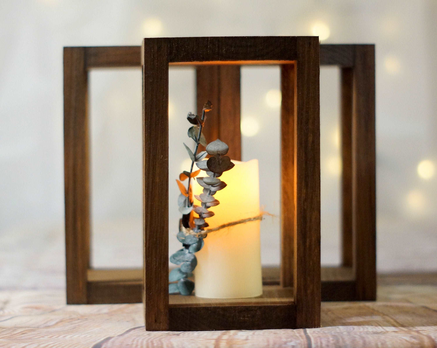 6 Bulk Wedding Lantern Centerpieces, Rustic Wedding-LANTERN-GFT Woodcraft