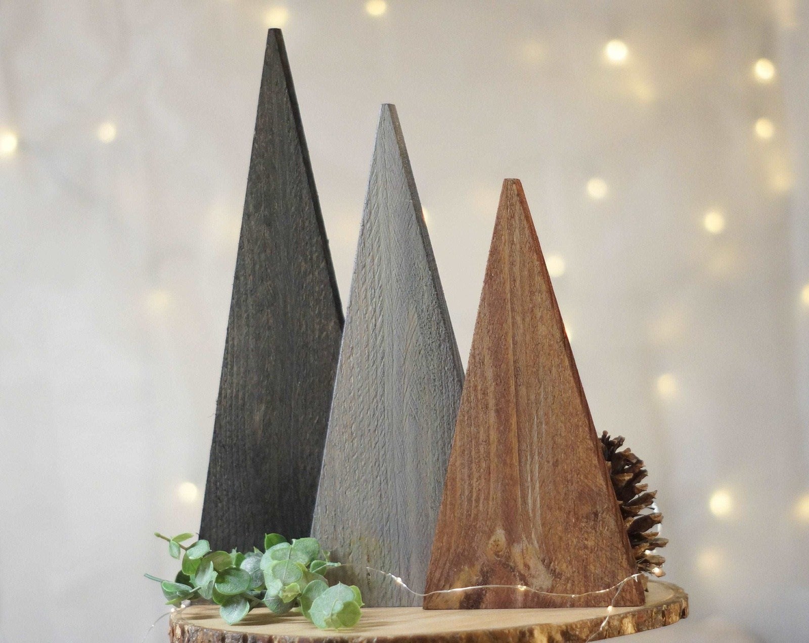 Christmas Trees in Brown, Black and Gray Farmhouse-CHRISTMAS-GFT Woodcraft