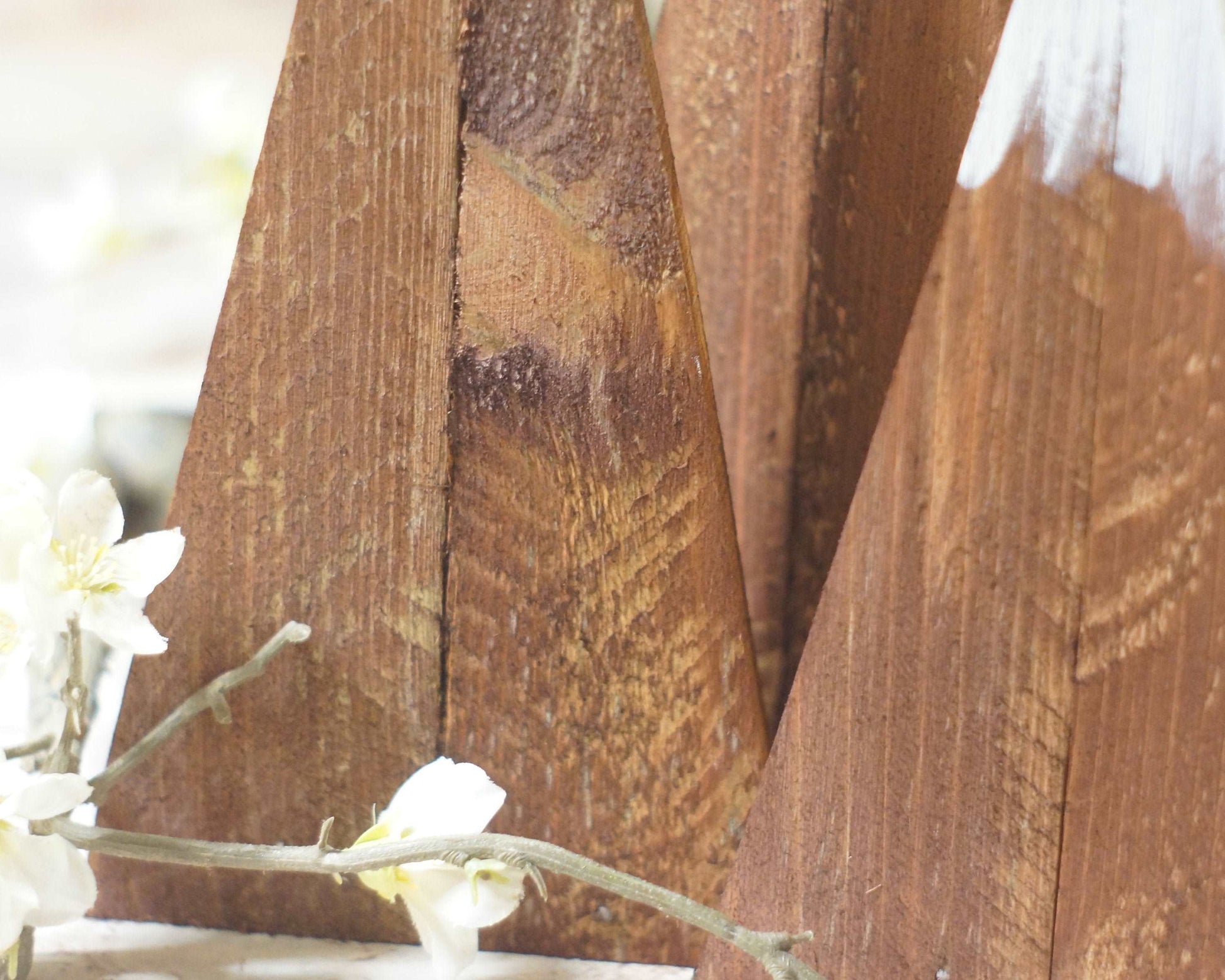 Brown Wood Mountain Decor Set, Rustic Shelf Sitter-HOME DECOR-GFT Woodcraft