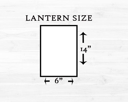 Lantern, 14" Frame Brown-LANTERN-GFT Woodcraft
