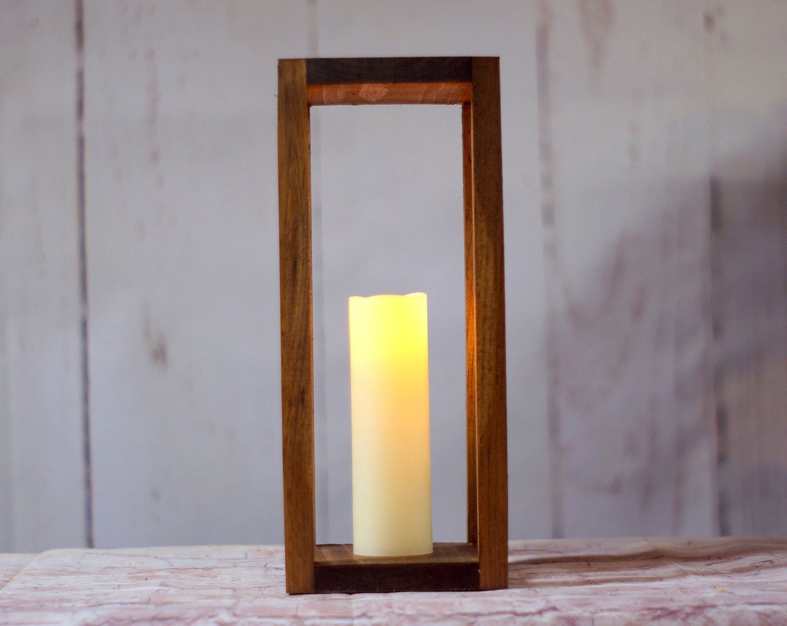 Lantern, 14" Frame Brown-LANTERN-GFT Woodcraft