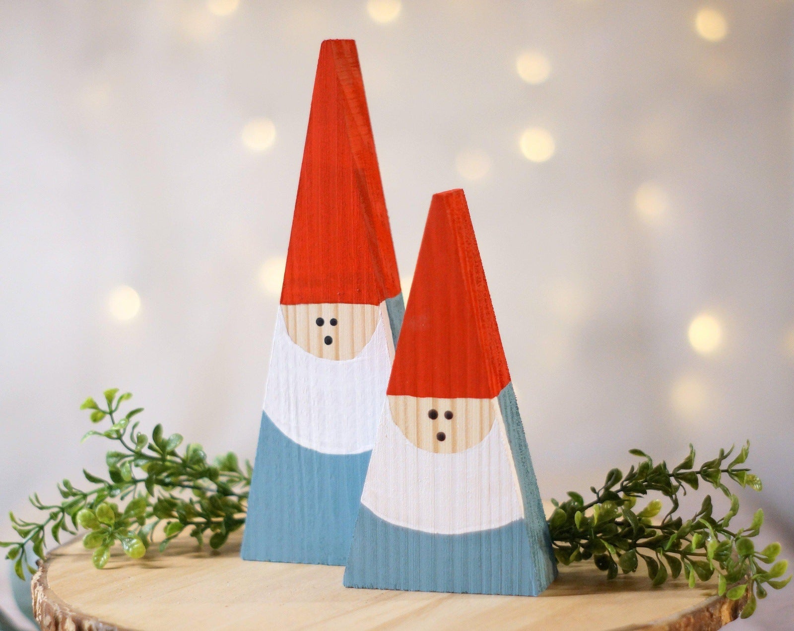 Christmas Gnome Set, Wooden Gnome for Tiered Tray-CHRISTMAS-GFT Woodcraft