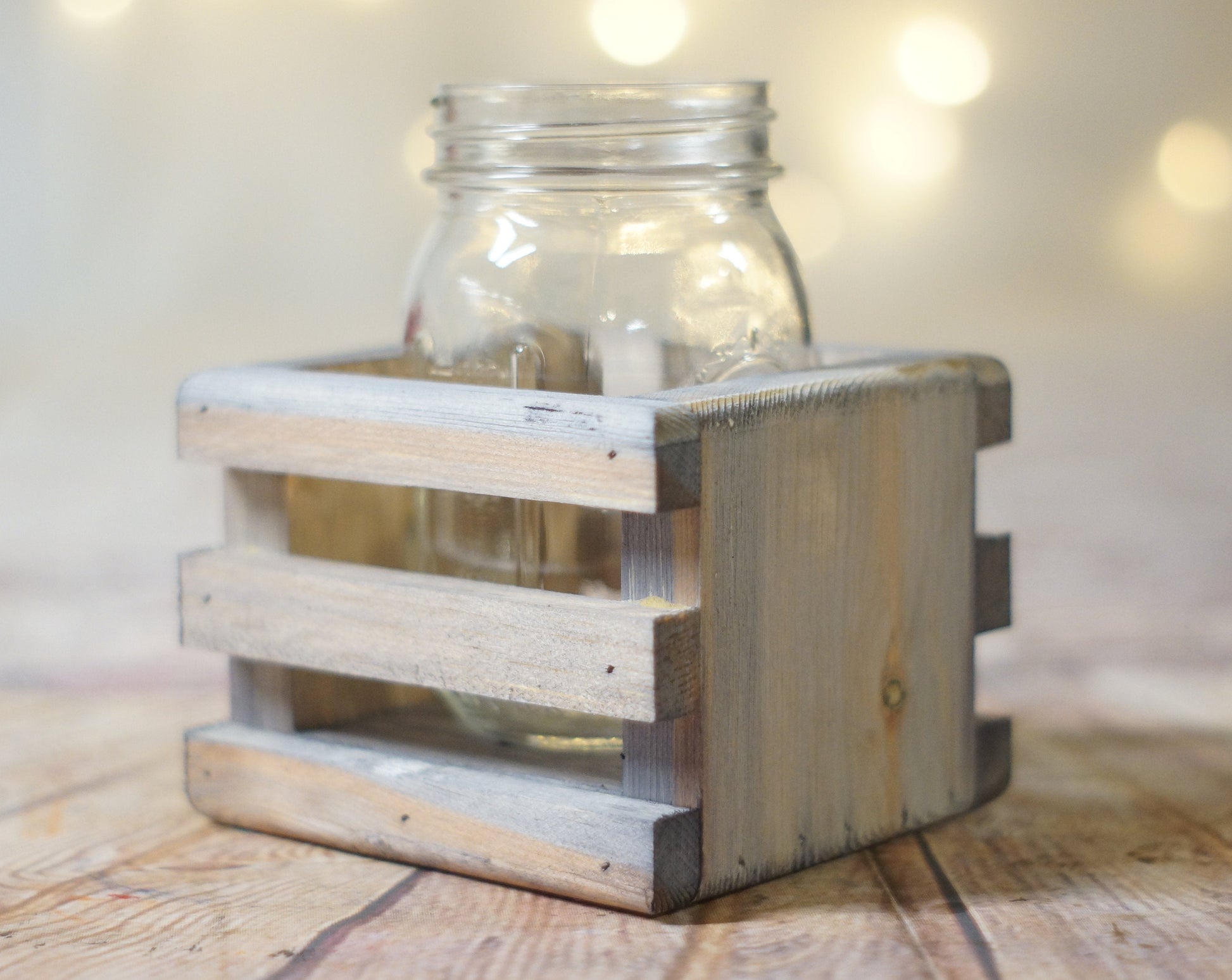 Reclaimed Wood Caddy, Bathroom and Kitchen Organization-HOME DECOR-GFT Woodcraft
