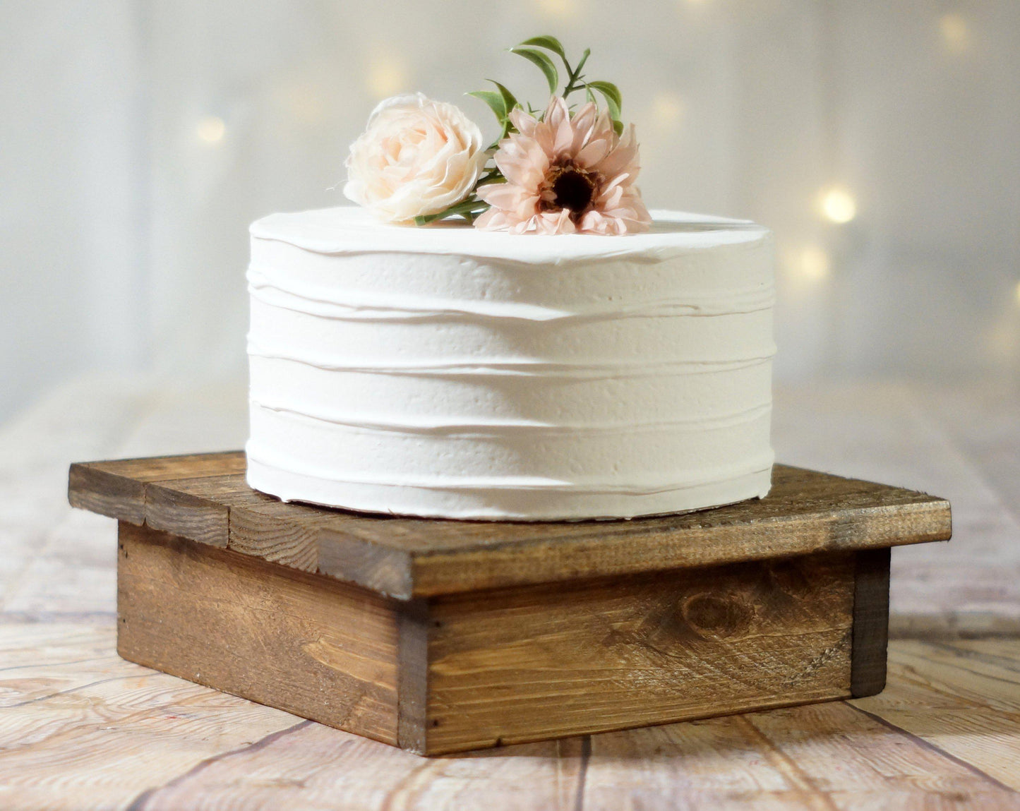 10" Wood cake stand, Wooden riser box-Wedding-GFT Woodcraft