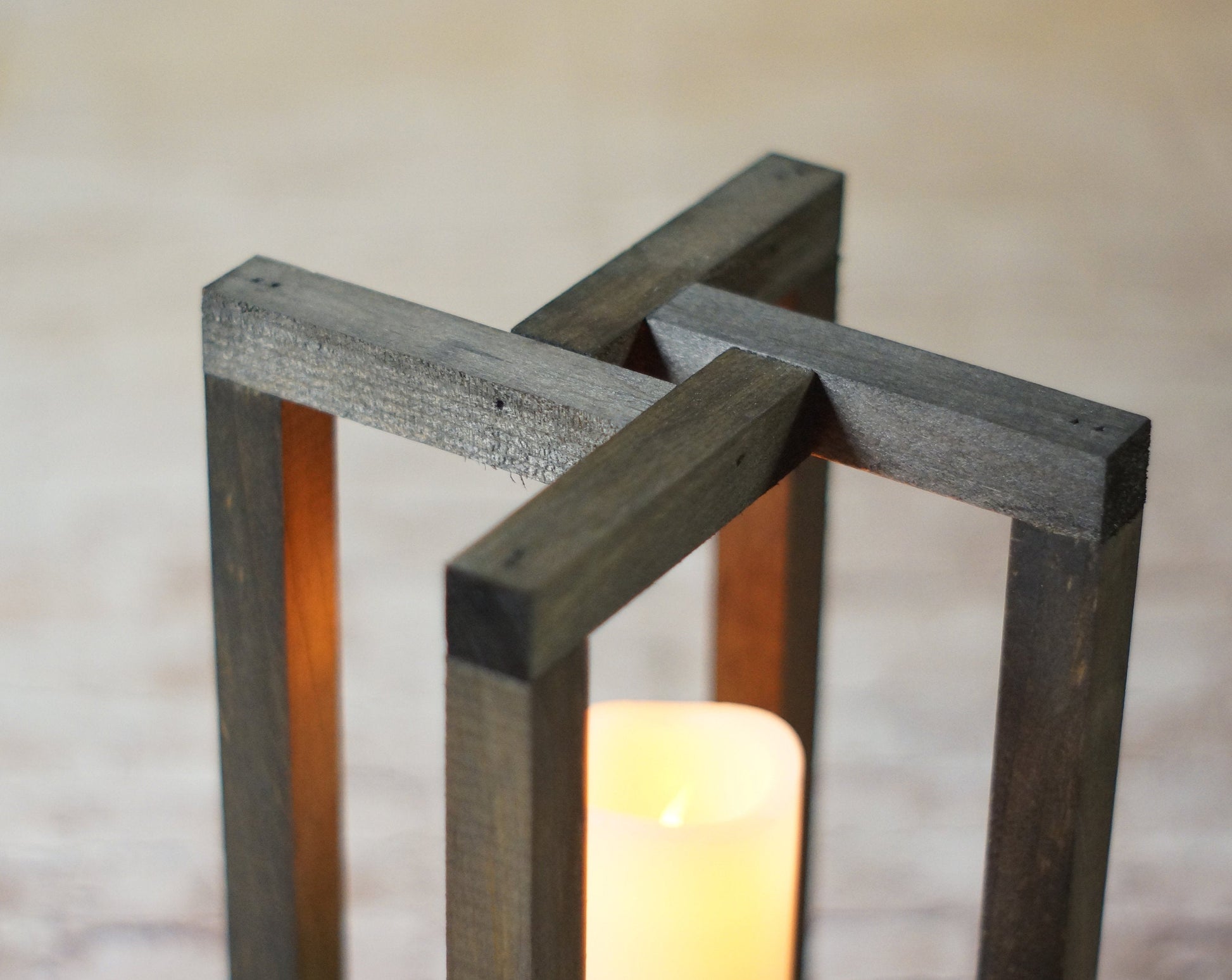 Rustic Wood Wedding Lantern, Open Top – GFTWoodcraft