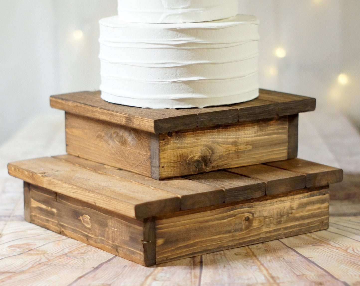 Handmade 12" wood cake stand riser-Wedding-GFT Woodcraft