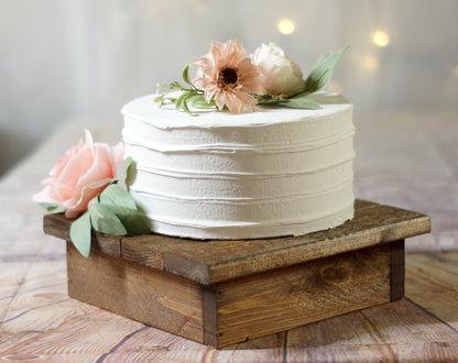 Wood cake stand set, Rustic wedding decor-Wedding-GFT Woodcraft