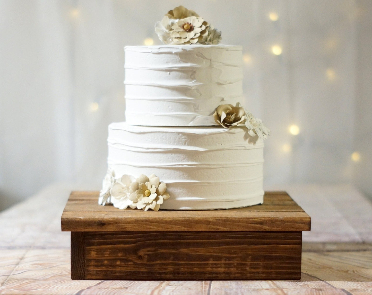 Handmade 12" wood cake stand riser-Wedding-GFT Woodcraft