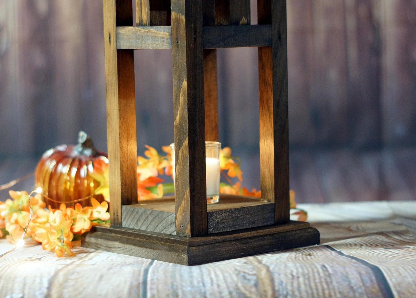 Lantern, 10.5" Craftsman, Brown-LANTERN-GFT Woodcraft